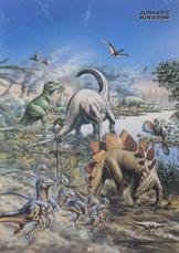 Click here to order this Jurassic Kingdom dinosaur poster, to zoom in, to read text, or for more information.