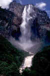 Angel Falls in Venezuela is the tallest waterfall in the world. Click on the Angel Falls images for a larger image. Great Blue Marble Nature has the Seven Natural Wonders of the World,  plus the tallest, highest, biggest, deepest of the world's mountains, caves, continents, glaciers, rivers, lakes, oceans, trenches, and deserts in images, pictures, and photos. Plus climate change news, and wonders of earth from space.