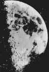 Click here for a larger image of the first photo of the moon taken in 1831.