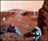 Click on the NASA Mars base and spacecraft image for a larger spacecraft image.