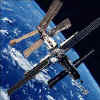Click on the MIR Space Station image for a closer look at the MIR station in space.