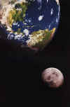 Click on the earth and moon for a larger image.
