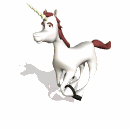 UNICORNS - Unicorns are horses with a long tapering horn growing from its forehead.