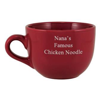 Description: Personalized Red Jumbo Mug